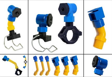 Solar panel cleaning nozzle for PV module maintenance